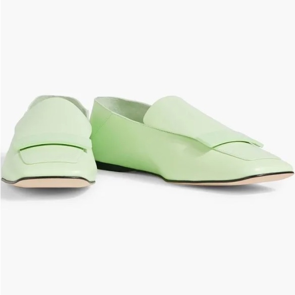 SERGIO ROSSI sr1 leather collapsible-heel loafers in Mint
BRAND NEW 37.5 - Picture 2 of 5